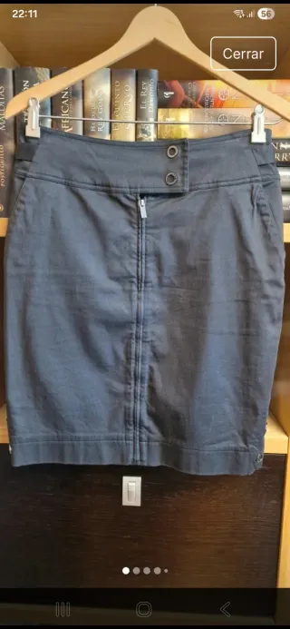 Falda elástica negra