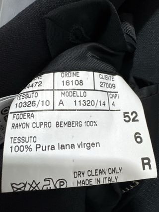 Traje Novio Negro - Talla 52