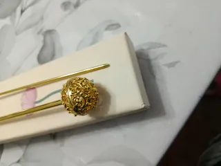 Pinchos de huertana en oro a estrenar