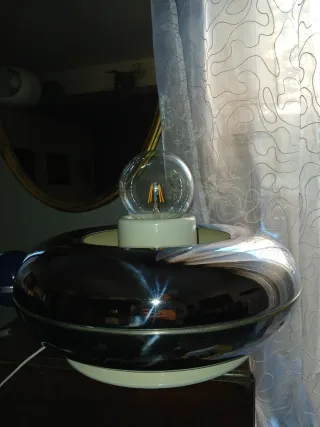 Lampada da tavolo Space Age Acciaio Cromato anni 6