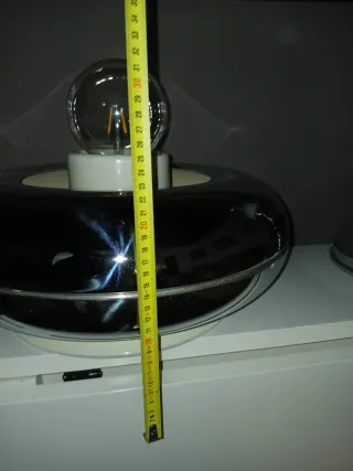 Lampada da tavolo Space Age Acciaio Cromato anni 6