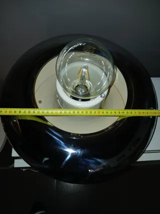 Lampada da tavolo Space Age Acciaio Cromato anni 6