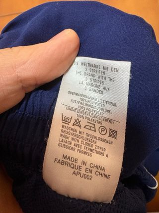 Pantaloni Adidas Vintage anni 80 blu