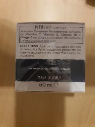 Crema Viso Antietà Notte e Siero Viso Antietà