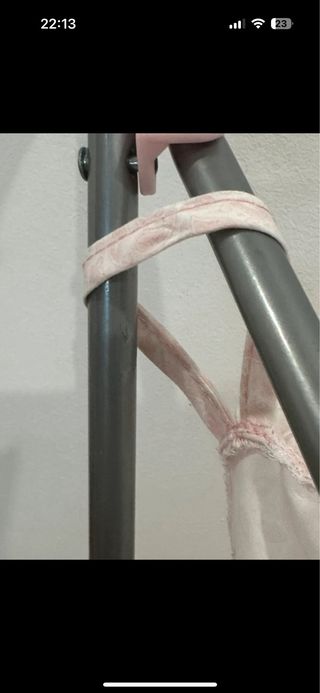 Carro de muñecas rosa