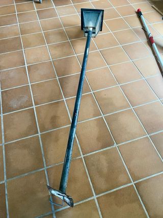 2 Farolas Exterior Cristal y Metal