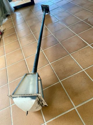 2 Farolas Exterior Cristal y Metal