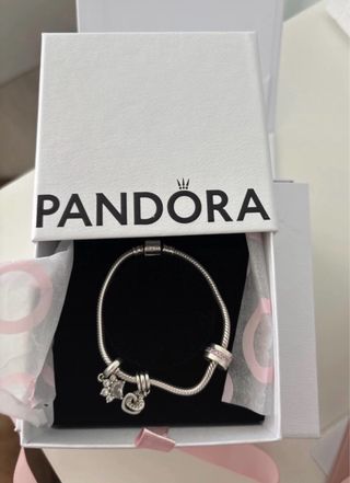 Pulsera Pandora Plata 3 Charms