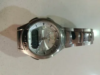 Reloj Casio Plata y Blanco