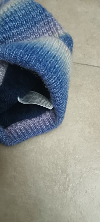 Berretto lana felpato 5-6 anni