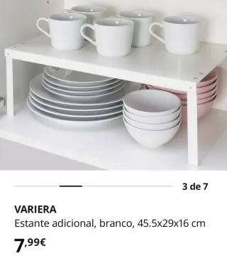 Prateleiras de metal Ikea