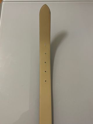 Cintura Daniele Alessandrini Pelle Blu Argento