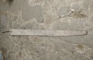 Serrón Tronzón Tronzador Antiguo Enorme
