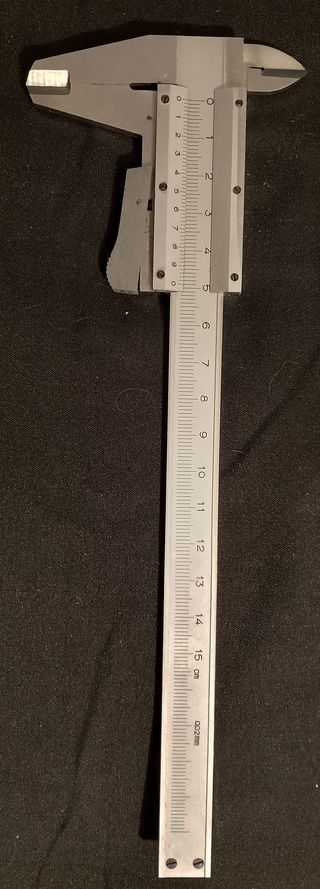 Escuadra Wolfcraft y Calibrador Vernier