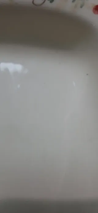 Vassoio ceramica decorato natalizio