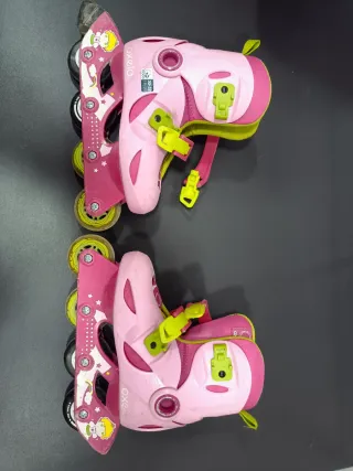 Patines Oxelo niña rosa talla 30-32