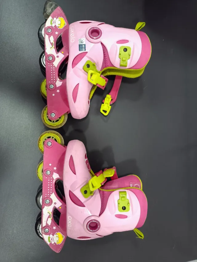 Patines Oxelo niña rosa talla 30-32