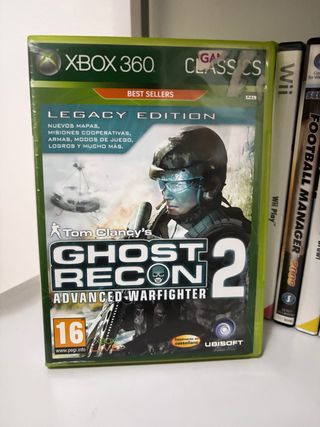 Pack 2 juegos Ghost Recon Xbox 360
