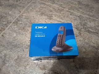 Teléfono fijo Motorola negro