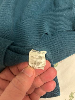 Jersey Lacoste cuello alto verde