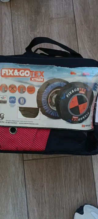 Cadenas nieve malla sin usar totalmente nuevas.