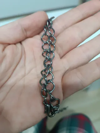 Conjunto collar y pulsera rosas negras