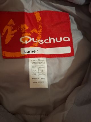 Mono esqui talla 14 wedze decathlon