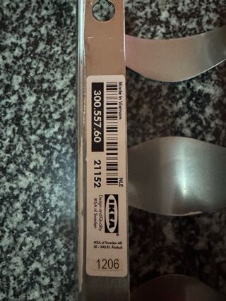 Botellero IKEA VURM Acero Inoxidable