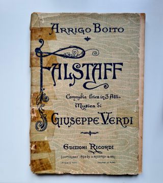 Falstaff - G. Verdi. Libretto d'opera