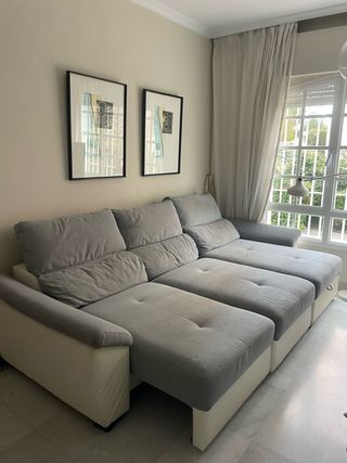 Sofa chaise longue cama