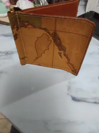 Ferma soldi Prima Classe marrone