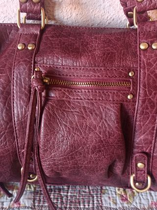 Bolso burdeos City Bag