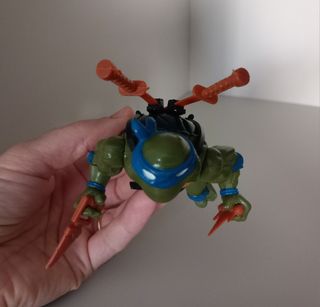 TMNT 1988 Leonardo & Michelangelo ~ Playmates Toy