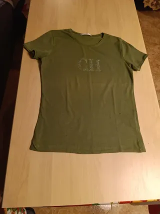 Camiseta CH Carolina Herrera Verde Oliva