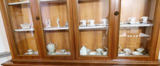 Mobile sala con credenza in legno massello