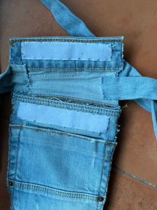 Bolso de móvil de tela vaquera