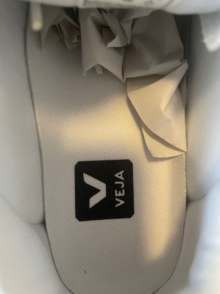 Zapatillas Veja Blancas y Verdes