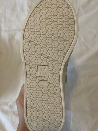 Zapatillas Veja Blancas y Verdes