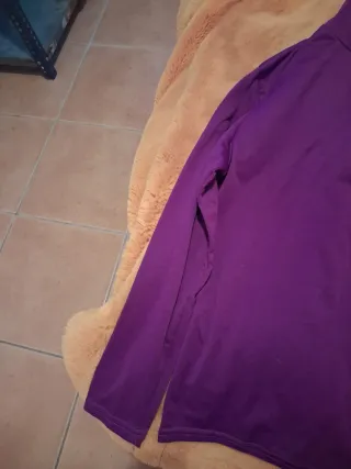 Lote 2 jerséis cuello alto rosa y morado