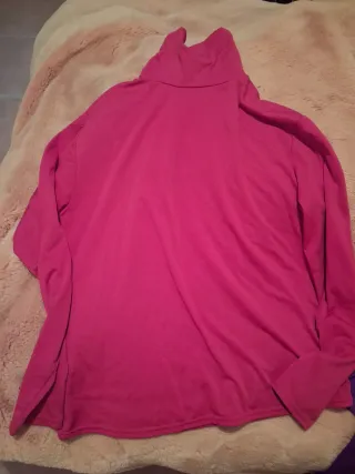 Lote 2 jerséis cuello alto rosa y morado