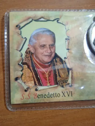 Medallas religiosas con oraciones