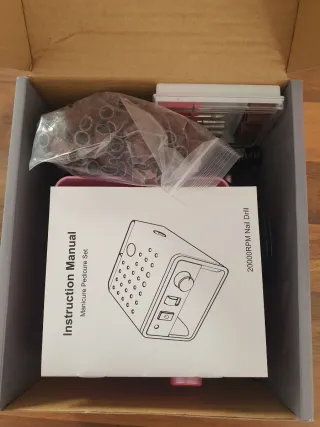 Torno de Uñas Eléctrico Rosa 20000 RPM