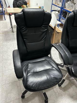 2 Sillas de Oficina Negras