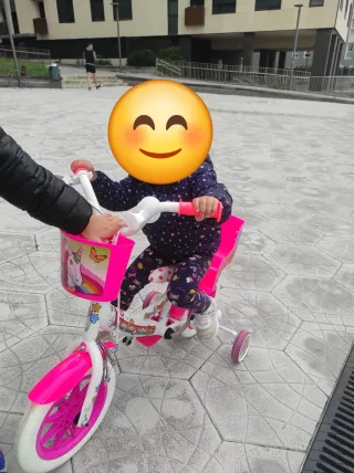Bicicleta infantil unicornio