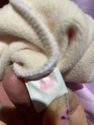 Chaqueta corta ballet lila retorcida