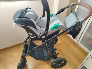 Carrito Bebé Kinderkraft 3 en 1 Gris