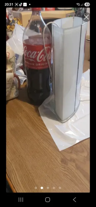 Lámpara de cristal con diseño