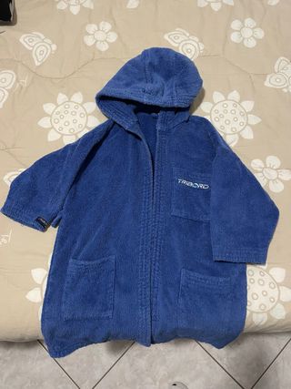 Accappatoio bambino blu Tribord