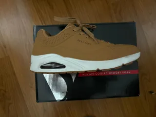 Zapatillas Skechers hombre marrones