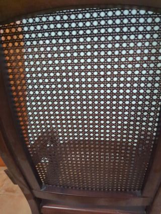 Pareja Mecedoras Caoba Antiguas